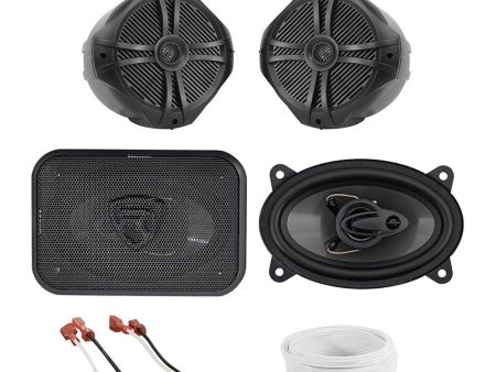 8  Swivel Tower Speakers+Front Speaker Upgrade For 1987-1995 JEEP WRANGLER YJ Online