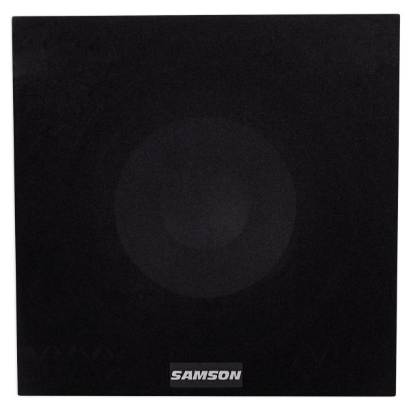 Samson MediaOne 10S 10  100 Watt Powered Studio Subwoofer Sub + Acoustic Riser Supply