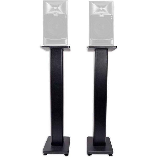 (2) Rockville 36” Studio Monitor Speaker Stands For JBL 705P Monitors Supply