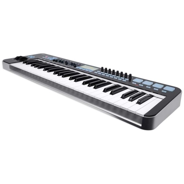 Samson Graphite 49 Key USB MIDI DJ Keyboard Controller w  Aftertouch Fader+Bench Online Hot Sale