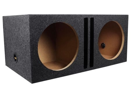 Rockville Vented Sub Box Enclosure For (2) 44CWCS124 Kicker CompC 12  Subwoofers Supply