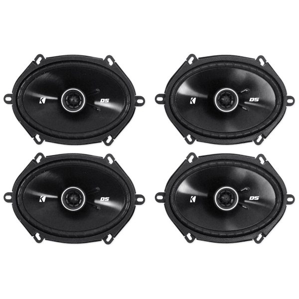 (2) Pairs Of New Kicker 43DSC6804 6x8  D-Series 200 Watt 2-Way Car Speakers For Sale