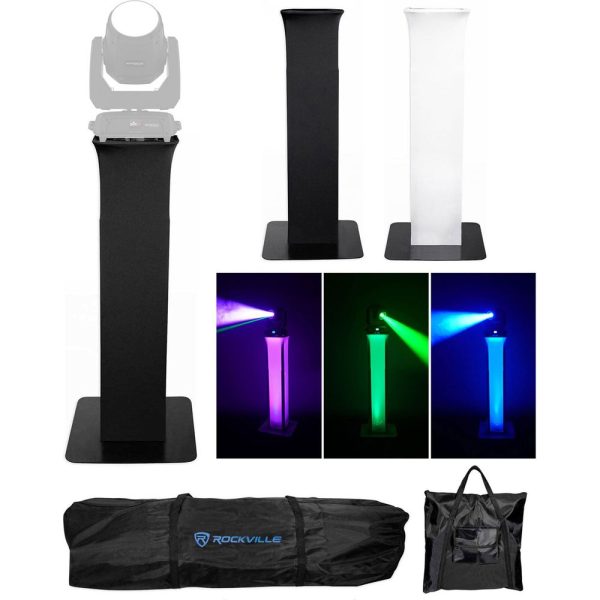 (1) Totem Light Stand+Black+White Scrims For Chauvet Intimidator Beam 355 IRC Discount