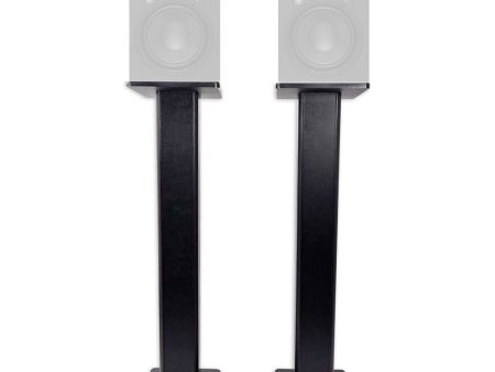 (2) Rockville 28  Studio Monitor Speaker Stands For Mackie XR624 Monitors Cheap