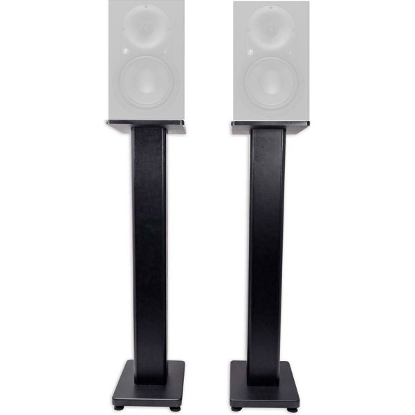 (2) Rockville 28  Studio Monitor Speaker Stands For Mackie XR624 Monitors Cheap