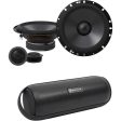 Pair ALPINE S-S65C 240 Watt 6.5  Car Component Speakers + Bluetooth Speaker Cheap