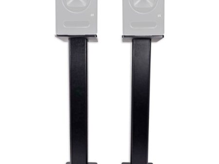 (2) Rockville 28  Studio Monitor Speaker Stands For Presonus Sceptre S8 Sale