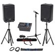 Samson Church School Portable 6  Audio Visual Speaker Sound System + Mic + Stand Fashion