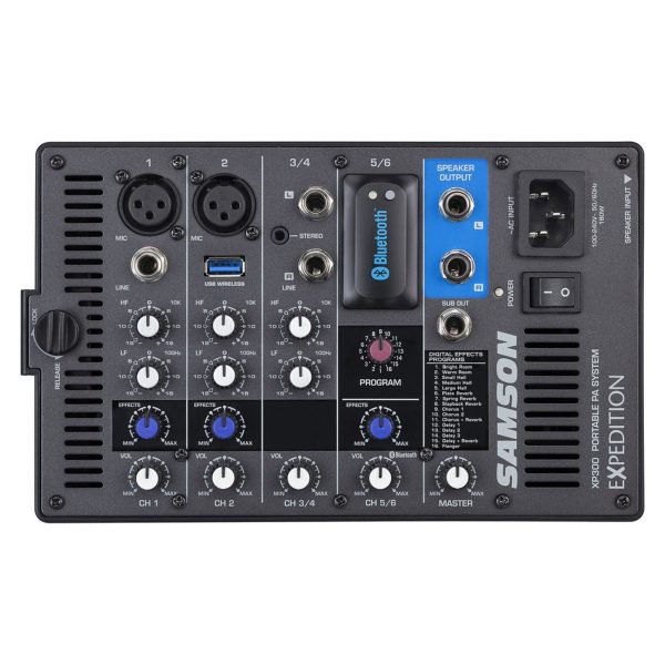 Samson Expedition XP300 300w 6  Portable PA System wBluetooth+Mixer+Lavalier Mic Online Hot Sale