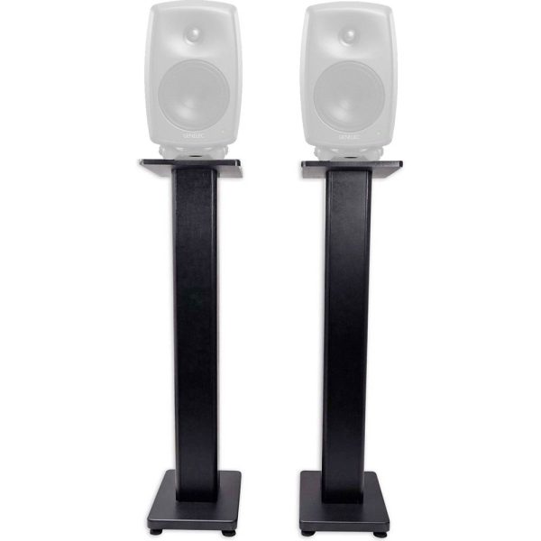 (2) Rockville 36” Studio Monitor Speaker Stands For Genelec 8020D Monitors For Cheap