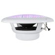 (4) Rockville RMC80LW 8  1600w White Marine Speakers w Multi Color LED + Remote Hot on Sale