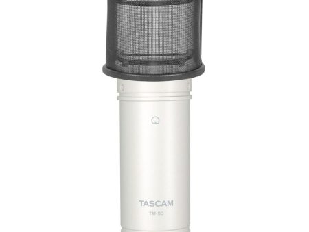 Rockville Pop Filter Curved Recording Microphone Windscreen for Tascam TM-80 For Sale