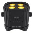 (6) Chauvet DJ Ezlink Par Q4 BT Wireless Battery Bluetooth Wash Lights+Backpack Online Sale