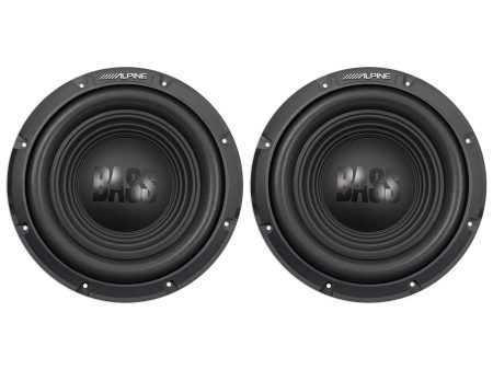 (2) Alpine W10S4 10  1500 Watt Peak 500 Watt RMS 4-Ohm Car Audio Subwoofers Subs Online Sale