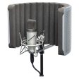 Samson C01 Studio Condenser Recording Microphone+Vocal Booth Shield+Shock Mount For Sale