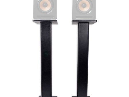 (2) Rockville 36” Studio Monitor Speaker Stands For Pioneer DJ Bulit6 Online Sale