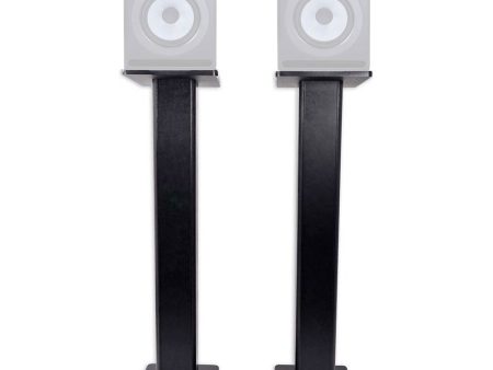 (2) Rockville 28  Studio Monitor Speaker Stands For Samson Resolv SE8 Online now