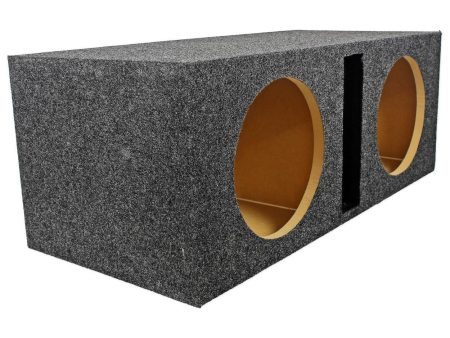 Rockville Vented Box Enclosure For (2) Rockford Fosgate R2D2-10 10  Subwoofers Cheap