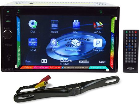 Jensen VX7020 6.2  Double Din Navigation GPS DVD Receiver+License Plate Camera Online Hot Sale