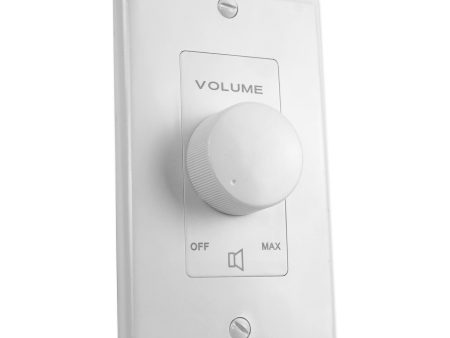 Rockville VOL70100 White 100 Watt 70v Wall Volume Control Zone Controller Box Sale