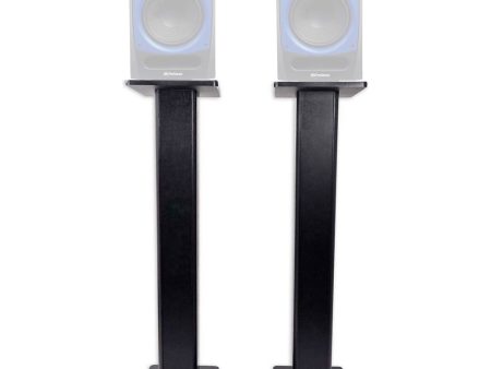 (2) Rockville 28  Studio Monitor Speaker Stands For Presonus R65 Monitors For Cheap