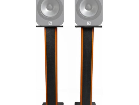 (2) 36  Bookshelf Speaker Stands For Q Acoustics 3020 Bookshelf Speakers For Sale