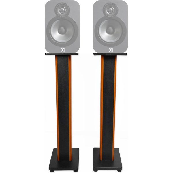 (2) 36  Bookshelf Speaker Stands For Q Acoustics 3020 Bookshelf Speakers For Sale