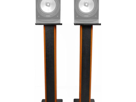 (2) 36  Bookshelf Speaker Stands For Energy CB-20 Bookshelf Speakers For Discount