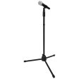 Rockville Pro Mic Kit 1 Karaoke Vocal Microphone + Mic Stand + Carry Bag + Cable Online now