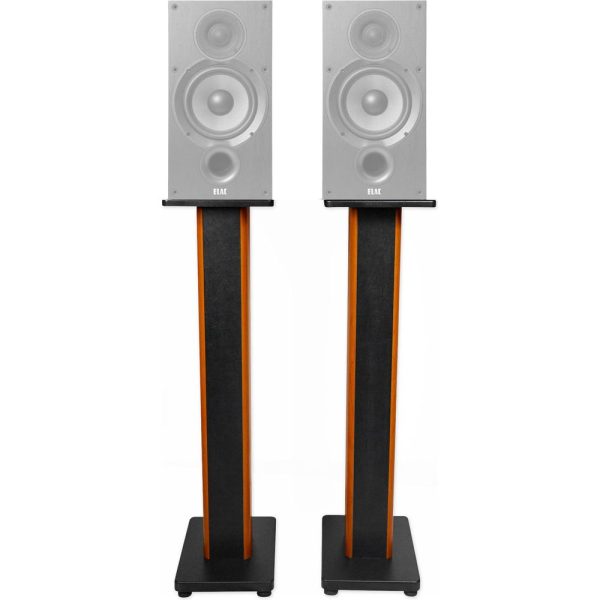 (2) 36  Bookshelf Speaker Stands For ELAC Debut 2.0 B6.2 Bookshelf Speakers Supply