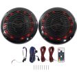 (2) LED Speakers+Bluetooth Gauge Receiver For 2019 Polaris General 1000 Hard Top Supply