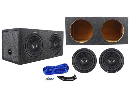 (2) Alpine W12S4 12  1500 Watt Car Audio Subwoofers + Sealed Sub Box Enclosure For Cheap