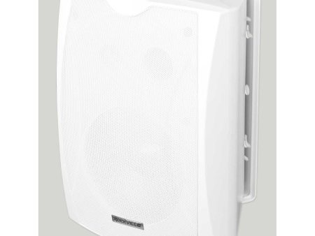 Rockville WET-6W 70V 6.5  IPX55 Commercial Indoor Outdoor Wall Speaker - White Fashion