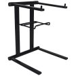 Rockville RLS2400 Lightweight Folding DJ Laptop Stand w Extra Shelf & Travel Bag Online Hot Sale