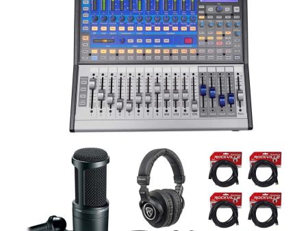 PRESONUS Studiolive SL-1602 USB 16.0.2 Mixer+Audio Technica Mic+Headphones Online Hot Sale