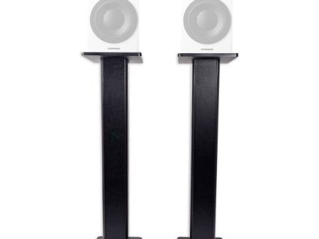 (2) Rockville 36” Studio Monitor Speaker Stands For Dynaudio LYD 8 Monitors Sale