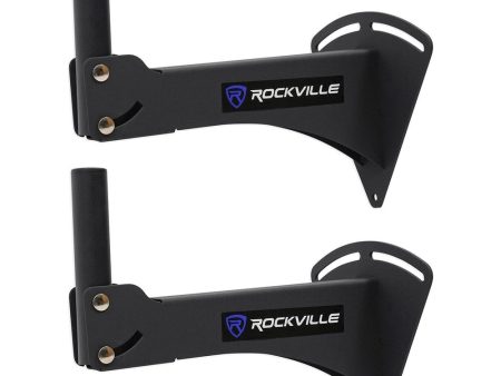 (2) Adjustable PA Wall Mount Brackets for Mackie SRM550 Speakers Cheap