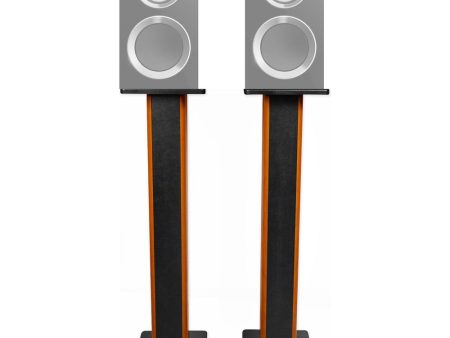 (2) 36  Bookshelf Speaker Stands For KEF R300 Bookshelf Speakers Online now