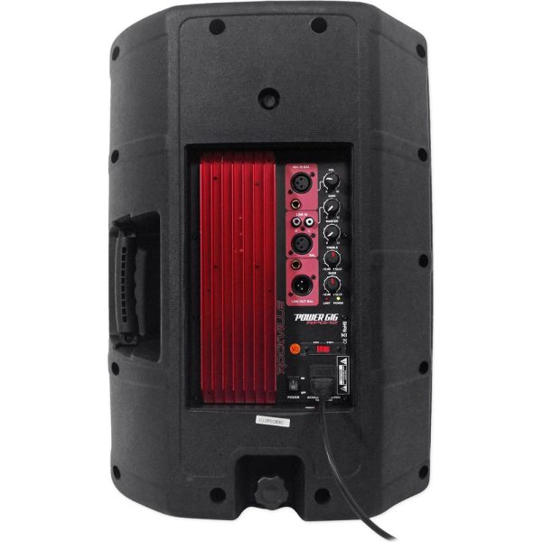 Rockville 12  Powered Karaoke Machine System w LED s+(2) Wireless Microphones Online now