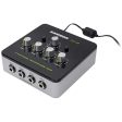 SAMSON QH4 4-Ch Stereo DJ Studio Monitoring Headphone Amplifier Amp+Headphones on Sale