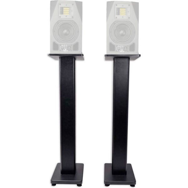 (2) Rockville 28  Studio Monitor Speaker Stands For ADAM Audio A5X Monitors Hot on Sale