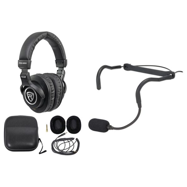 Samson QEX Fitness Headset Microphone Mic++Case+Headphones For Yoga Spin Pilates Online Hot Sale