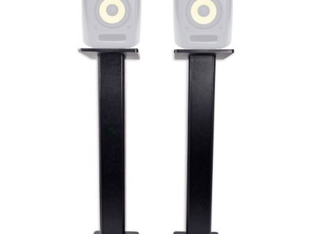 (2) Rockville 36” Studio Monitor Speaker Stands For KRK VXT-6 Monitors For Cheap