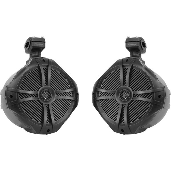 2) Rockville RWB90B 8  360° Swivel Tower Speakers for John Deere Gator XUV RSX For Sale