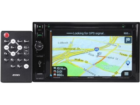 Jensen VX7022 Double DIN 6.2 GPS Navigation Receiver+DVD iPhone Mirror Bluetooth on Sale