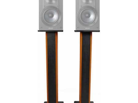 (2) 36  Bookshelf Speaker Stands For Sony SSCS5 Bookshelf Speakers Cheap