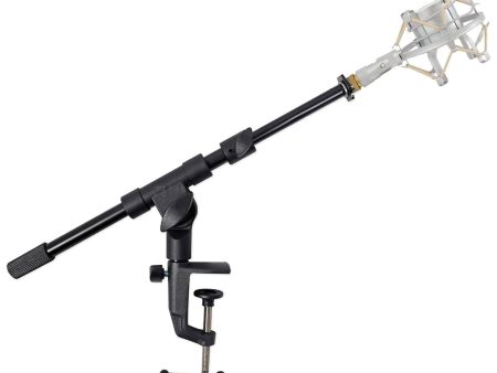 Samson MBA18 18  Microphone Boom Arm Studio Podcast Mic Stand+Silver Shockmount Online Hot Sale