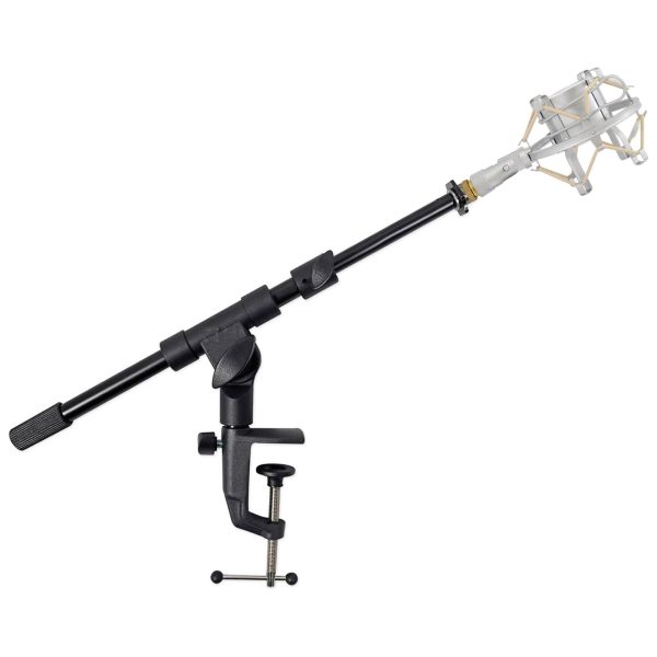 Samson MBA18 18  Microphone Boom Arm Studio Podcast Mic Stand+Silver Shockmount Online Hot Sale