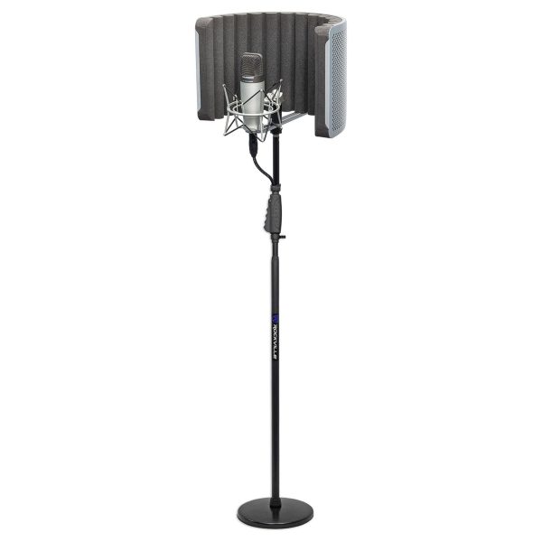 Samson C01 Studio Condenser Recording Microphone+Vocal Booth+Stand+Shock Mount For Cheap