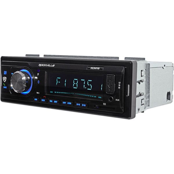 1-Din Digital Media Bluetooth AM FM MP3 USB SD Receiver For 96-00 Dodge Caravan Discount